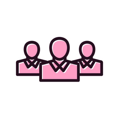 iş takımı simgesi vektör illüstrasyonu