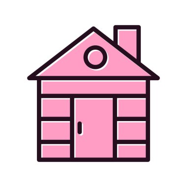 ev simgesi vektör illüstrasyonu