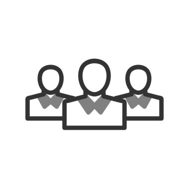 iş takımı simgesi vektör illüstrasyonu