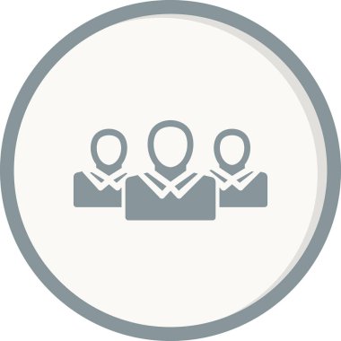 iş takımı simgesi vektör illüstrasyonu