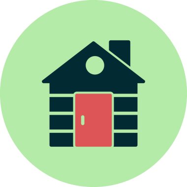 ev simgesi vektör illüstrasyonu