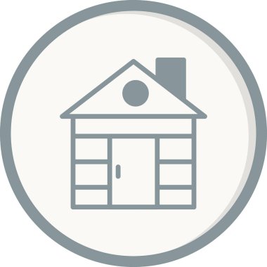 ev simgesi vektör illüstrasyonu