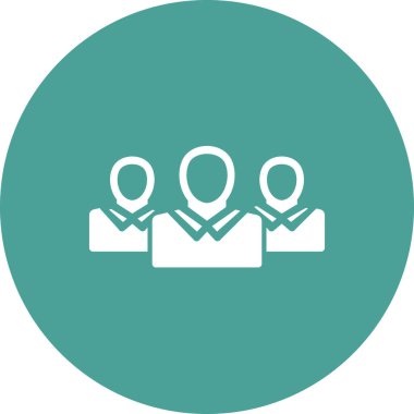 iş takımı simgesi vektör illüstrasyonu