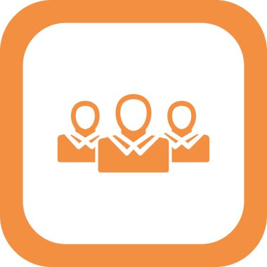 iş takımı simgesi vektör illüstrasyonu