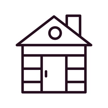 ev simgesi vektör illüstrasyonu