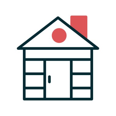 ev simgesi vektör illüstrasyonu