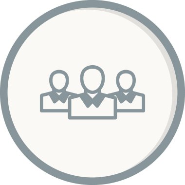 iş takımı simgesi vektör illüstrasyonu