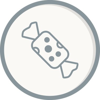 Şeker ikonu vektör illüstrasyon sanatı