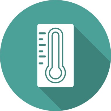 termometre simgesi vektörü, sıcaklık logosu kavramını ölç