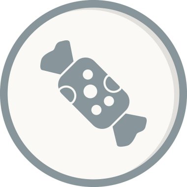 Şeker ikonu vektör illüstrasyon sanatı