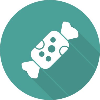 Şeker ikonu vektör illüstrasyon sanatı