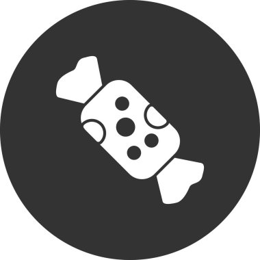 Şeker ikonu vektör illüstrasyon sanatı