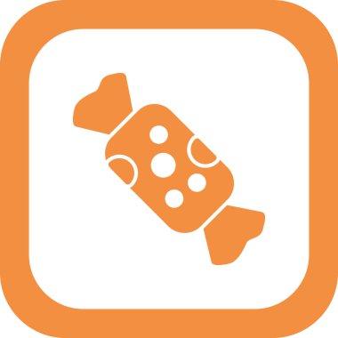 Şeker ikonu vektör illüstrasyon sanatı