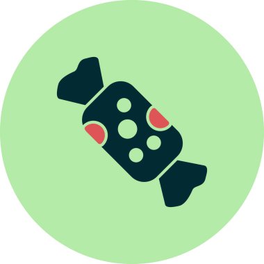 Şeker ikonu vektör illüstrasyon sanatı