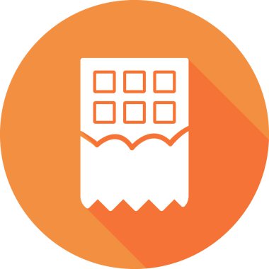 çikolata simge vektör çizim 