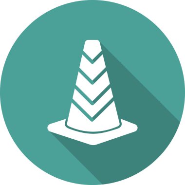 Trafik konisi vektör illüstrasyonu