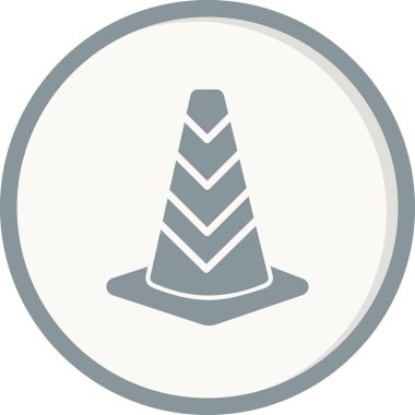 Yol. Web simgesi basit illüstrasyon