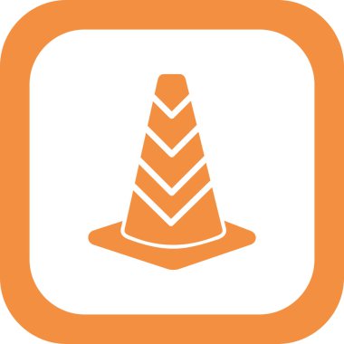 Trafik konisi vektör illüstrasyonu