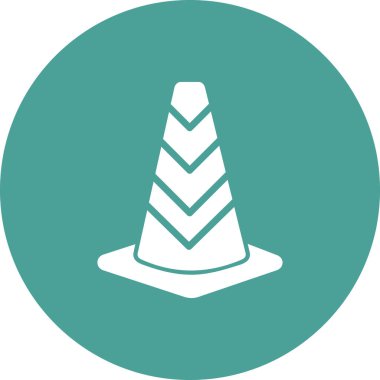 Trafik konisi vektör illüstrasyonu