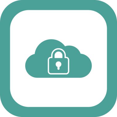 bulut simgesi, vektör illüstrasyonu