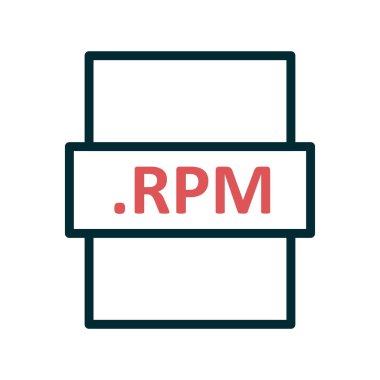 dosya biçimi simgesi, vektör illüstrasyonu basit tasarım