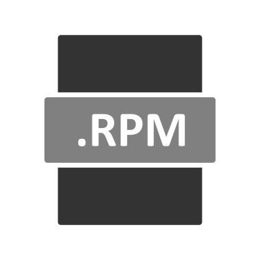 dosya biçimi simgesi, vektör illüstrasyonu basit tasarım