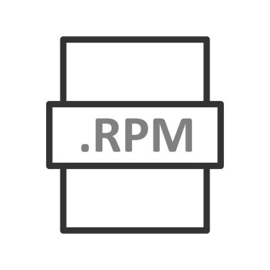 dosya biçimi simgesi, vektör illüstrasyonu basit tasarım