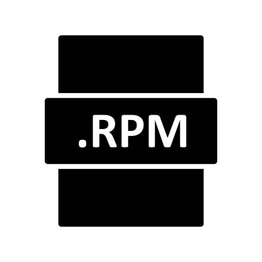 dosya biçimi simgesi, vektör illüstrasyonu basit tasarım