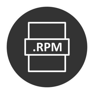 dosya biçimi simgesi, vektör illüstrasyonu basit tasarım