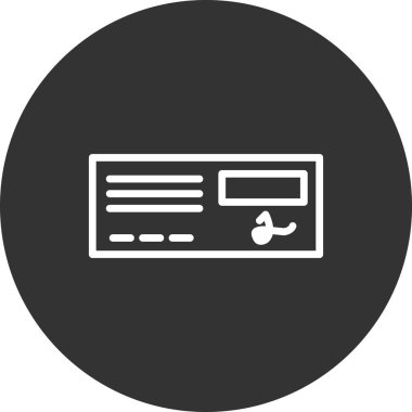 Banka Denetim vektör simgesi. Web uygulaması veya mobil uygulama için modern düz illüstrasyon pictogram.