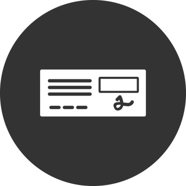 Banka Denetim vektör simgesi. Web uygulaması veya mobil uygulama için modern düz illüstrasyon pictogram.