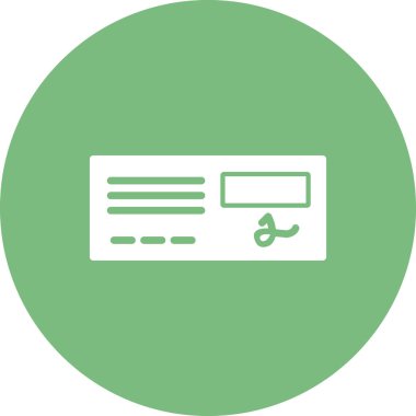 Banka Denetim vektör simgesi. Web uygulaması veya mobil uygulama için modern düz illüstrasyon pictogram.