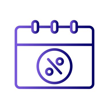 Takvim simgesi, basit biçimdeki eşsiz vektör illüstrasyon simgesi