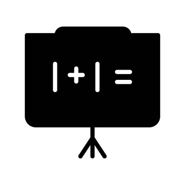 Tahta, simge, vektör illüstrasyonu