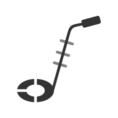 Bomba dedektörü. Web simgesi basit illüstrasyon