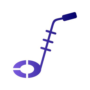 Bomba dedektörü. Web simgesi basit illüstrasyon