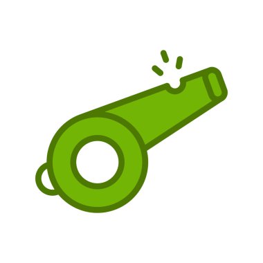 ıslık simgesi vektör illüstrasyonu