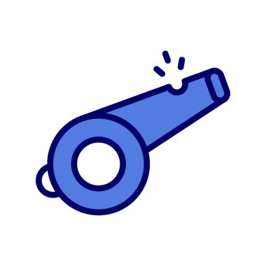 ıslık simgesi vektör illüstrasyonu