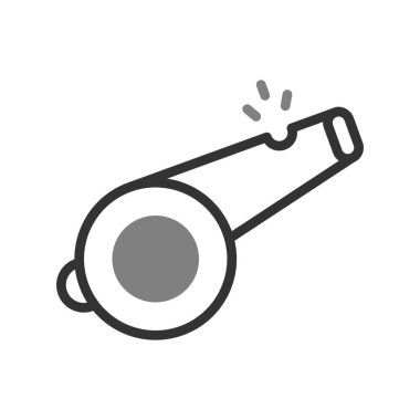 ıslık simgesi vektör illüstrasyonu