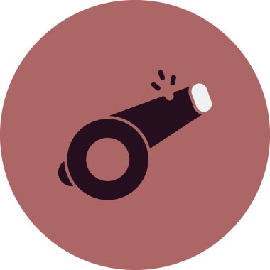 ıslık simgesi vektör illüstrasyonu