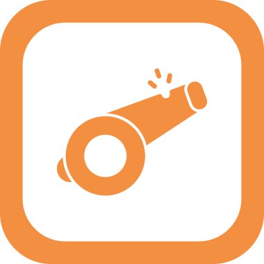 ıslık simgesi vektör illüstrasyonu