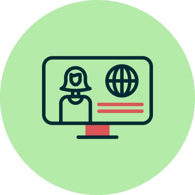 Flaş Haber simgesi, vektör illüstrasyonu 