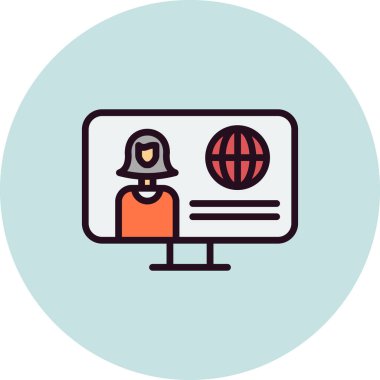 Flaş Haber simgesi, vektör illüstrasyonu 