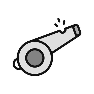 ıslık simgesi vektör illüstrasyonu