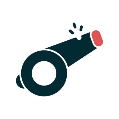 ıslık simgesi vektör illüstrasyonu