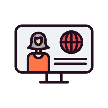 Flaş Haber simgesi, vektör illüstrasyonu 