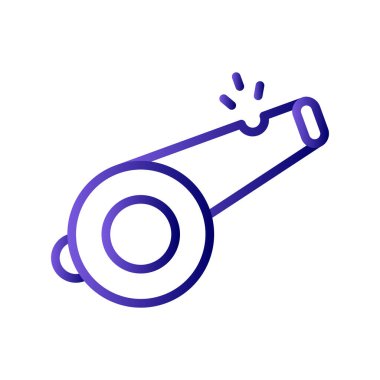 ıslık simgesi vektör illüstrasyonu