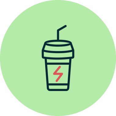 içecek simgesi, vektör illüstrasyonu 