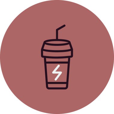 içecek simgesi, vektör illüstrasyonu 