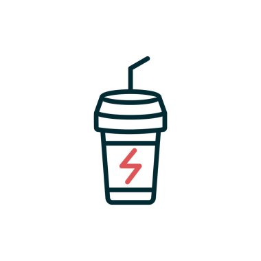 içecek simgesi, vektör illüstrasyonu 